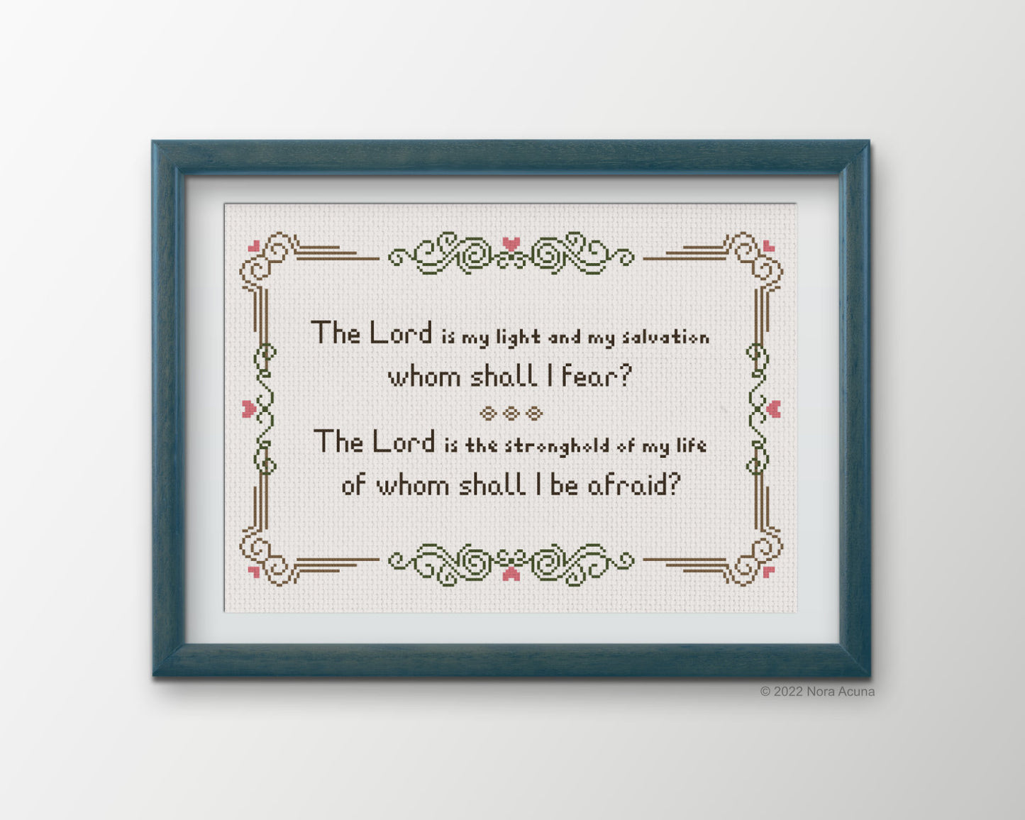 'The Lord is My Salvation' Pattern