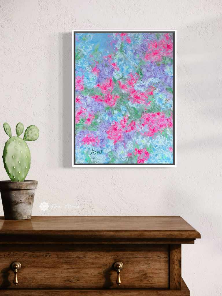 "Garden's Breath" Mixed Media