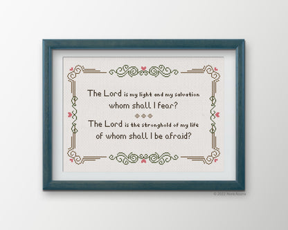 'The Lord is My Salvation' Pattern
