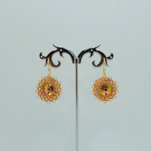 Rainbow Rivoli Earrings