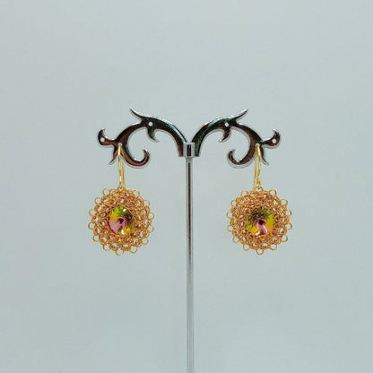 Rainbow Rivoli Earrings