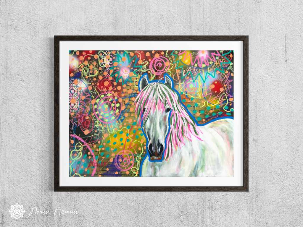 "In The Dream World" Mixed Media