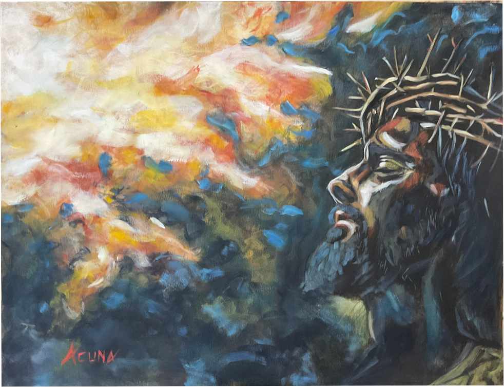 "Passion's Glow" Mixed Media