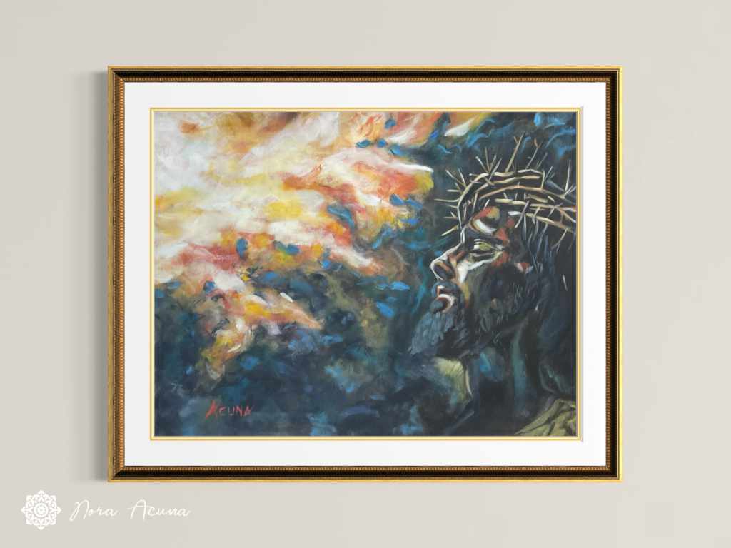 "Passion's Glow" Mixed Media