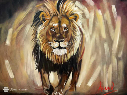 "Silent Roar" Oil Painting