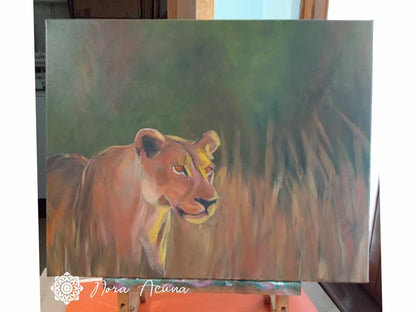 "The Huntress" Oil Painting