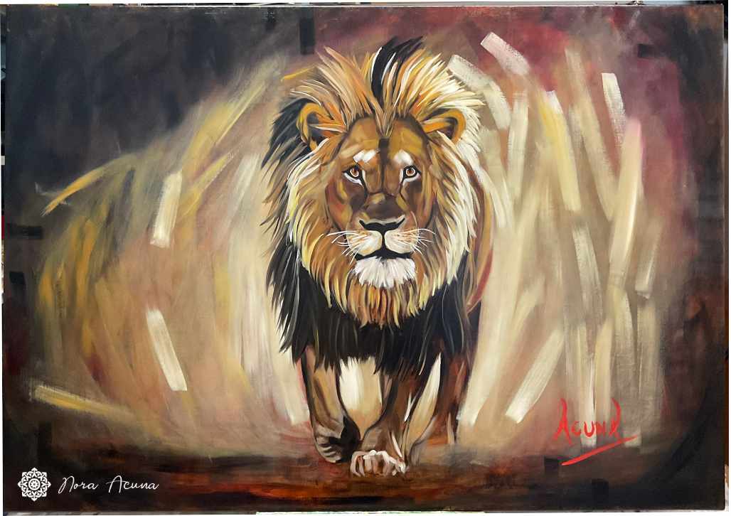 "Silent Roar" Oil Painting