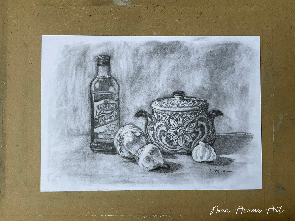 "Simple Pleasures" Charcoal