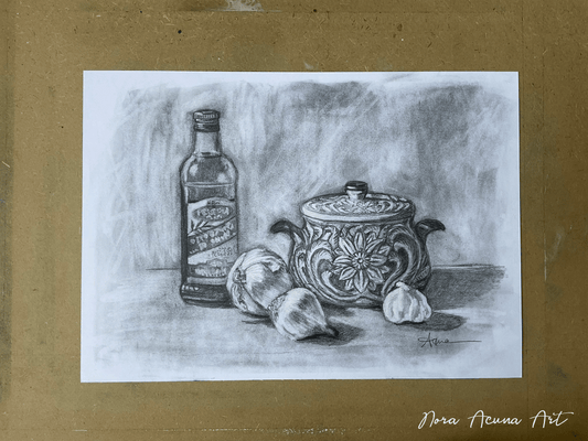 "Simple Pleasures" Charcoal