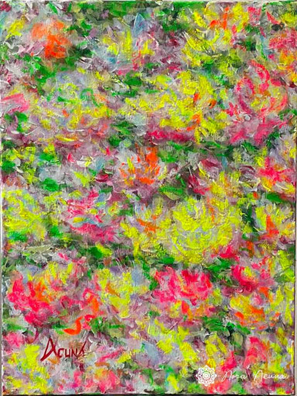"Mystic Garden Journey" Mixed Media