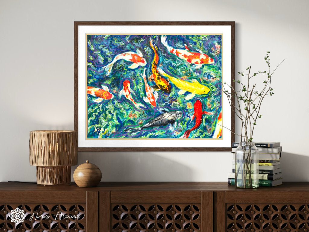 "Acqua Symphony" Mixed Media