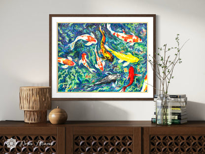 "Acqua Symphony" Mixed Media