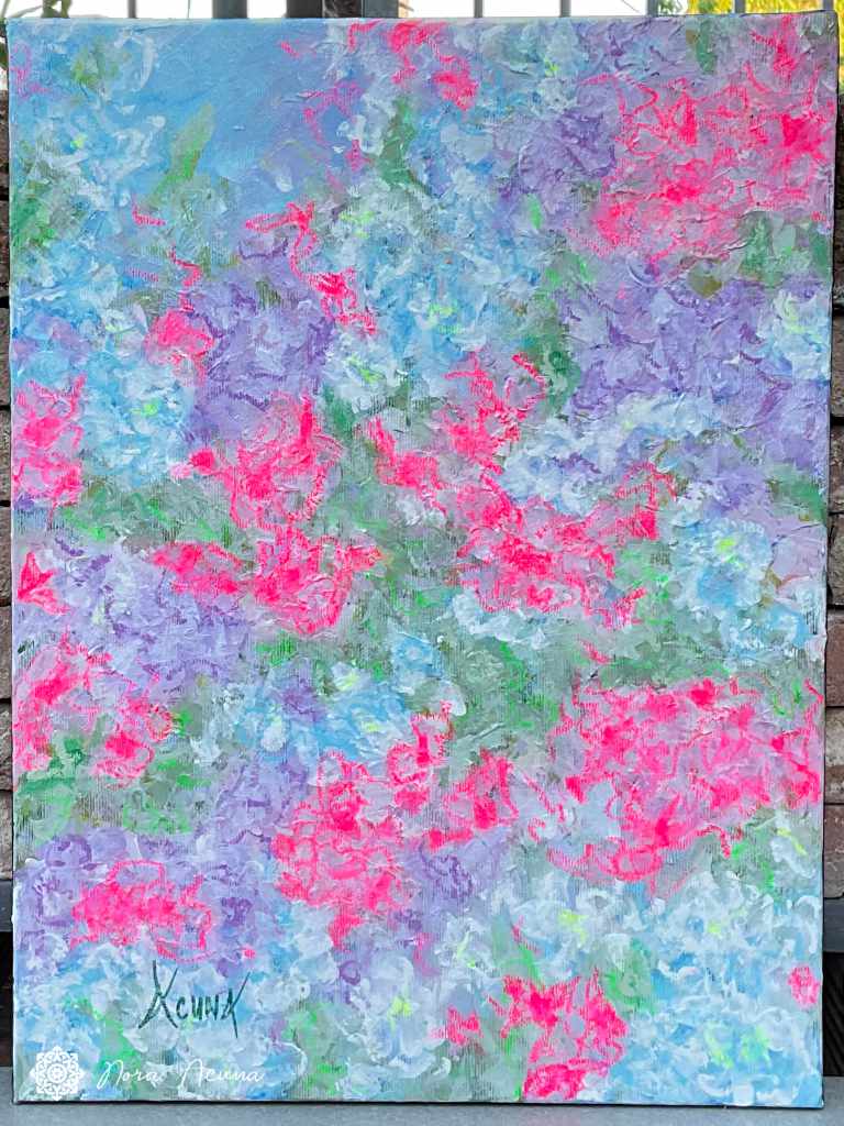 "Garden's Breath" Mixed Media