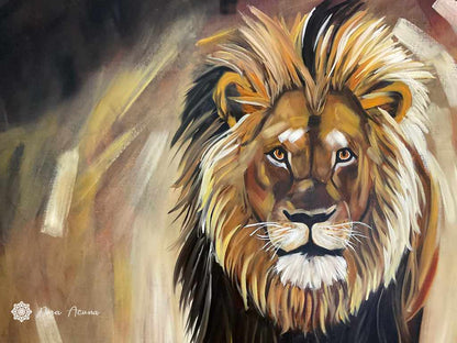 "Silent Roar" Oil Painting