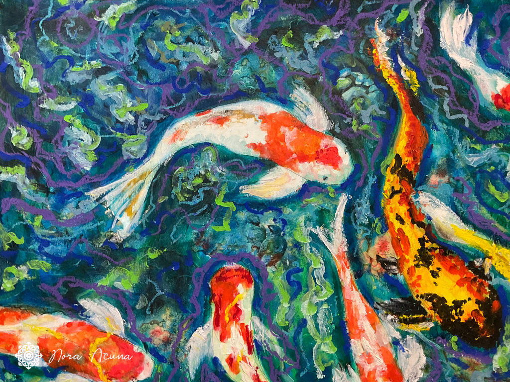 "Acqua Symphony" Mixed Media