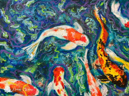 "Acqua Symphony" Mixed Media