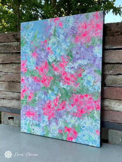 "Garden's Breath" Mixed Media