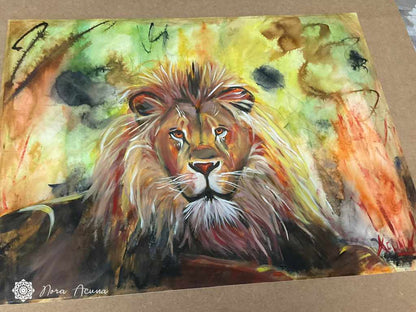 "At Rest" Mixed Media