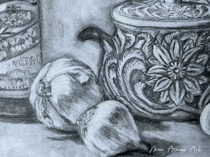 "Simple Pleasures" Charcoal