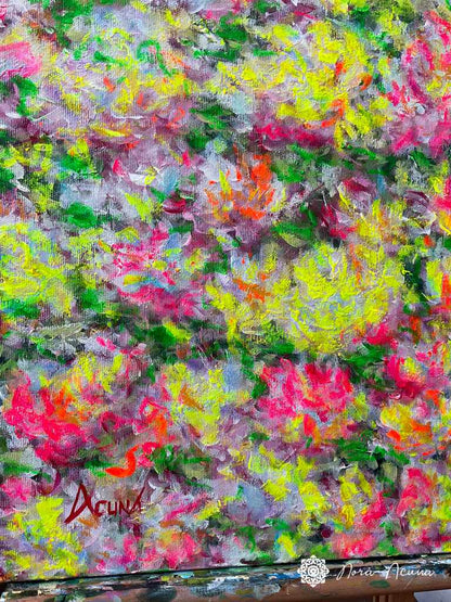 "Mystic Garden Journey" Mixed Media
