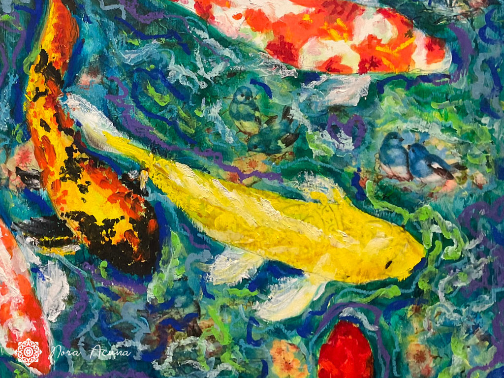 "Acqua Symphony" Mixed Media