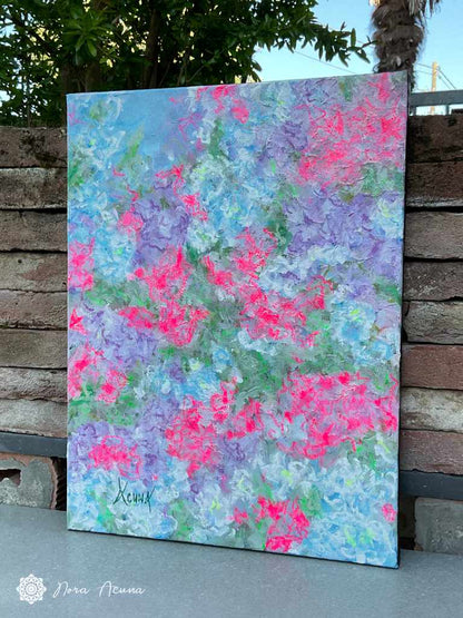 "Garden's Breath" Mixed Media