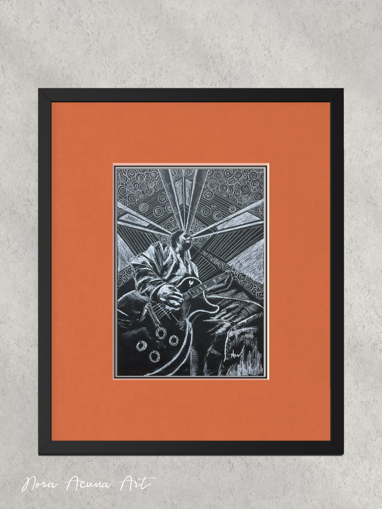 "On Stage" White Charcoal