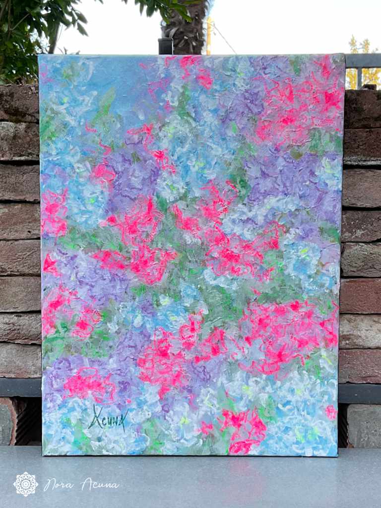 "Garden's Breath" Mixed Media