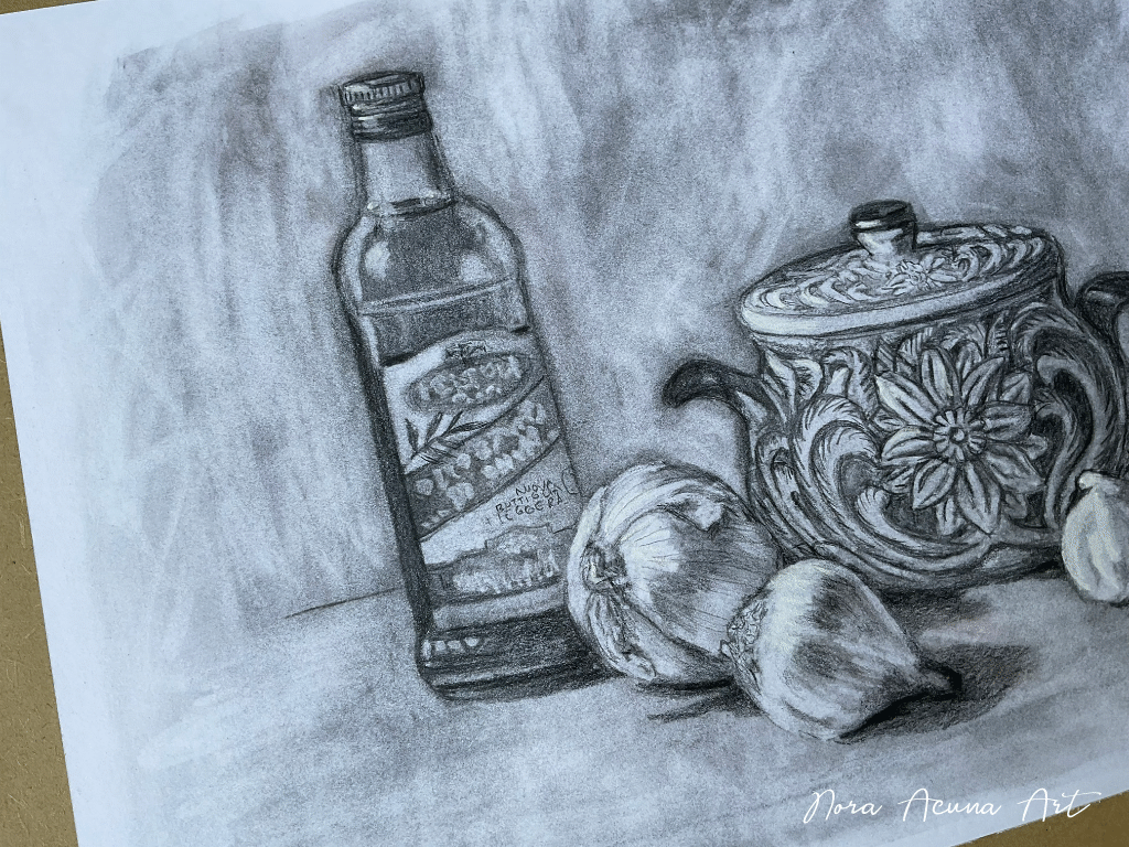 "Simple Pleasures" Charcoal