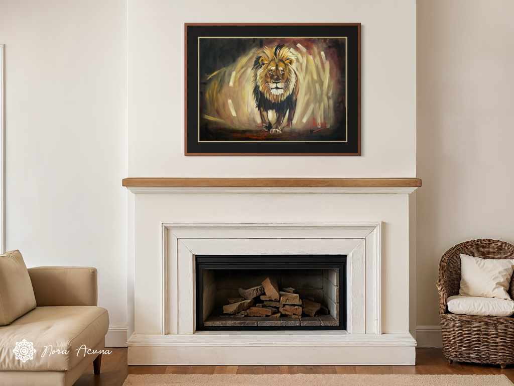 "Silent Roar" Oil Painting