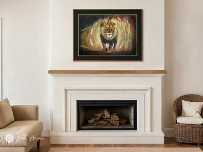 "Silent Roar" Oil Painting