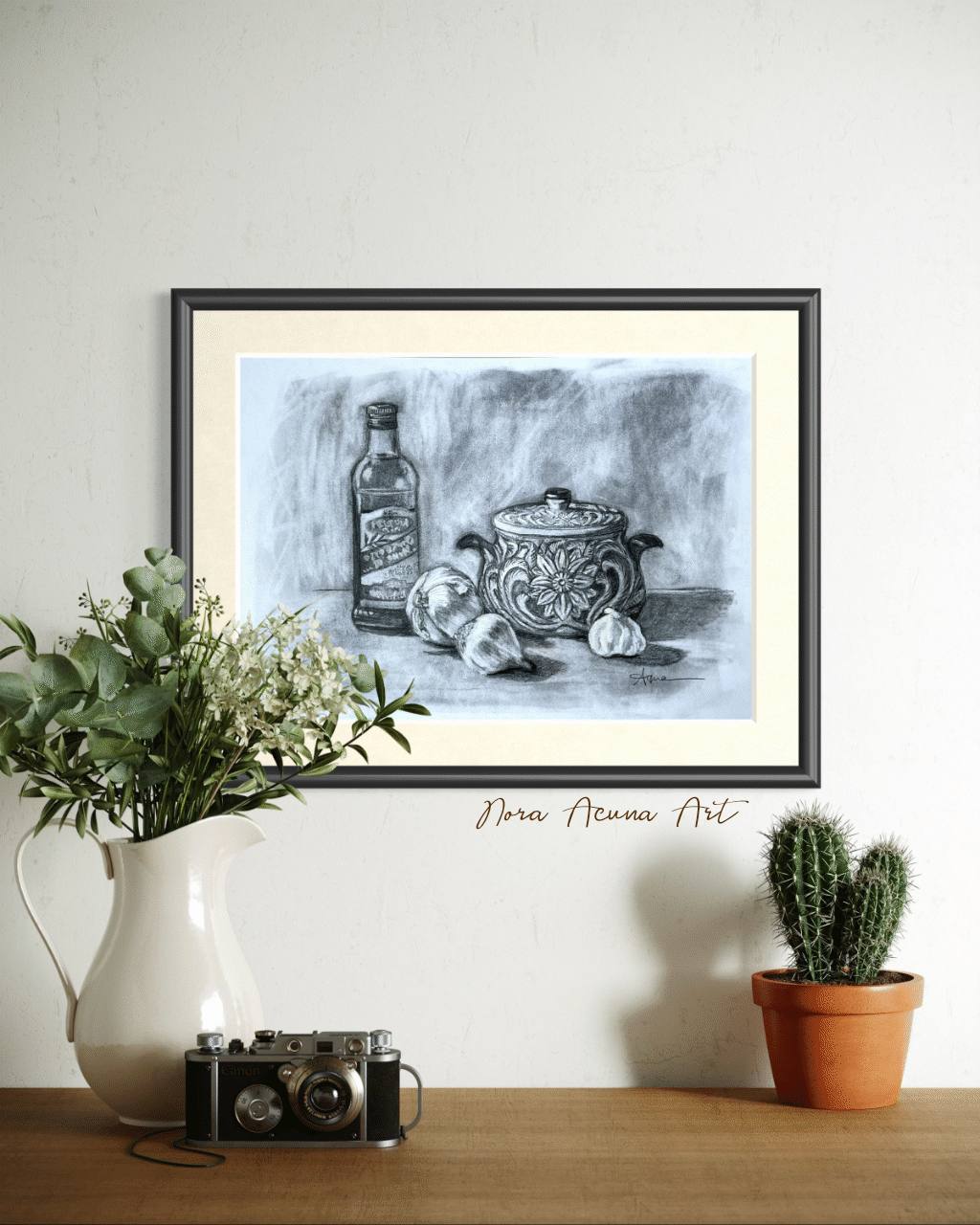 "Simple Pleasures" Charcoal