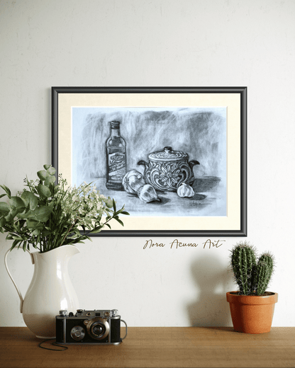 "Simple Pleasures" Charcoal