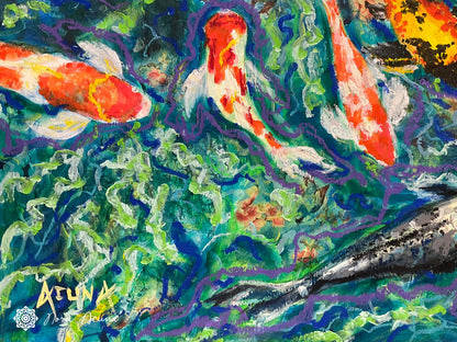 "Acqua Symphony" Mixed Media
