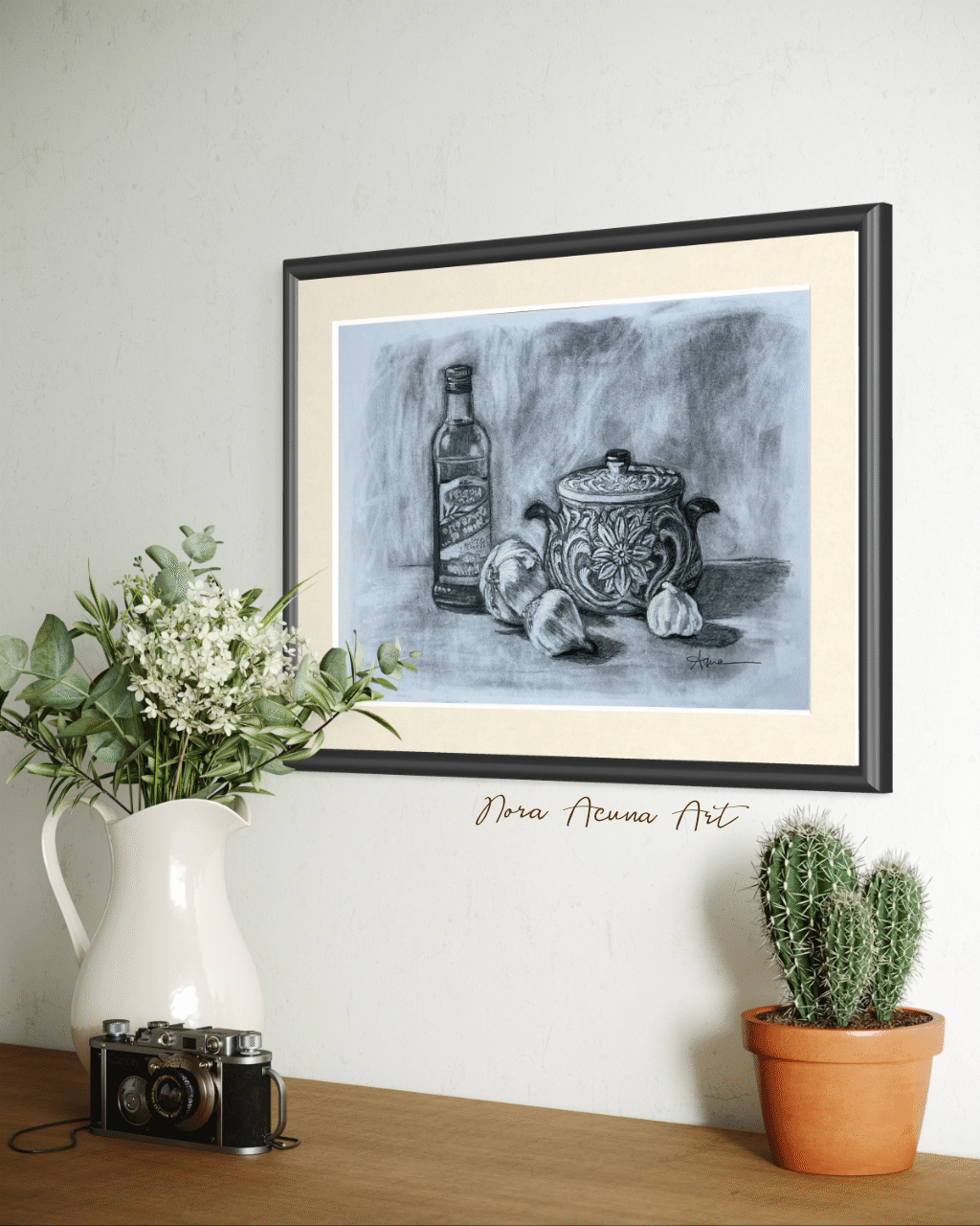 "Simple Pleasures" Charcoal