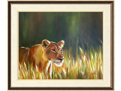 "The Huntress" Oil Painting