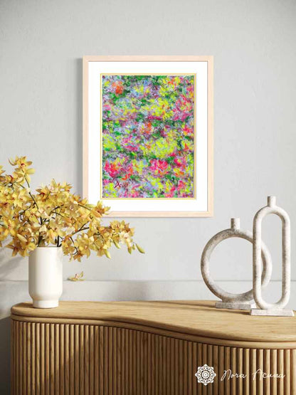 "Mystic Garden Journey" Mixed Media