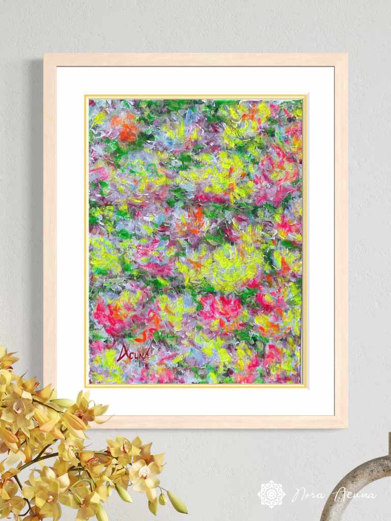 "Mystic Garden Journey" Mixed Media