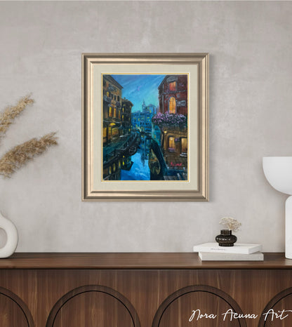 "City of Mirrors" Oil Painting