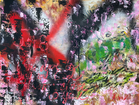 "Abstract Fragments" Mixed Media