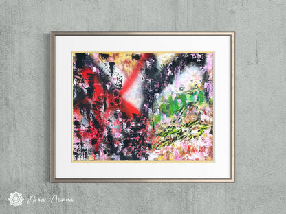 "Abstract Fragments" Mixed Media