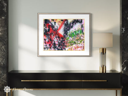"Abstract Fragments" Mixed Media