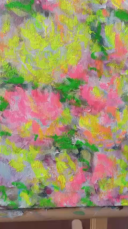 "Mystic Garden Journey" Mixed Media