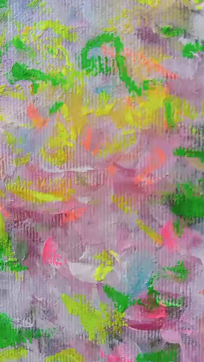 "Mystic Garden Journey" Mixed Media
