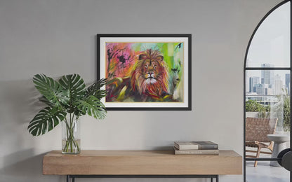 "Untamed" Mixed Media on Paper